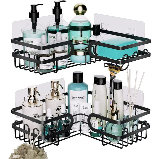 HapiRm Corner Shower Caddy, Shower Caddy Wall Mounted with Soap and