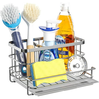 Windfall Sponge Holder, Sink Caddy Kitchen Brush Soap Dishwashing