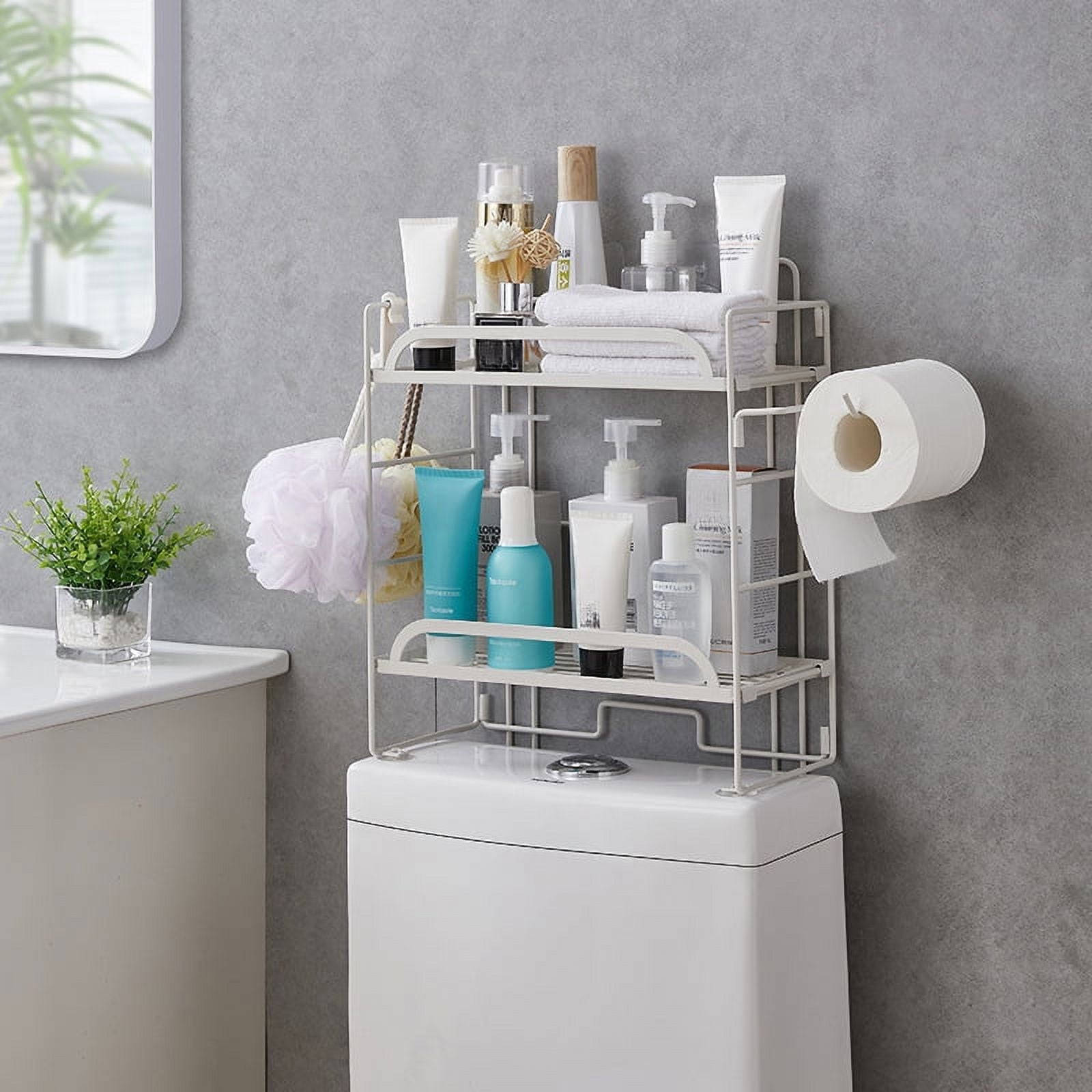 LEFEE Wall Mounted Foldable Double Shelf - Strong Iron Design, Great ...