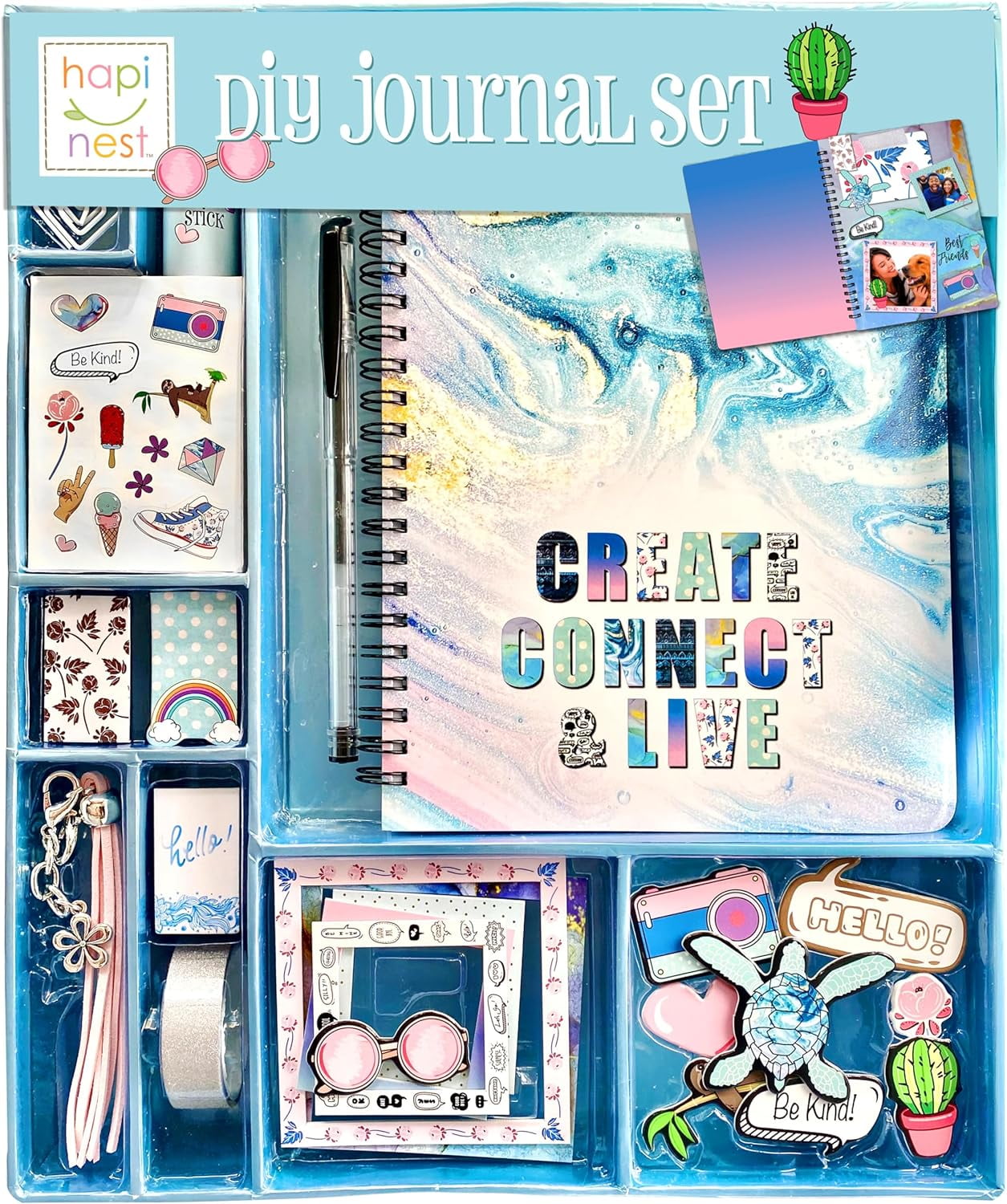 Hapinest DIY Journal Set for Girls Gifts Ages Years Old and Up