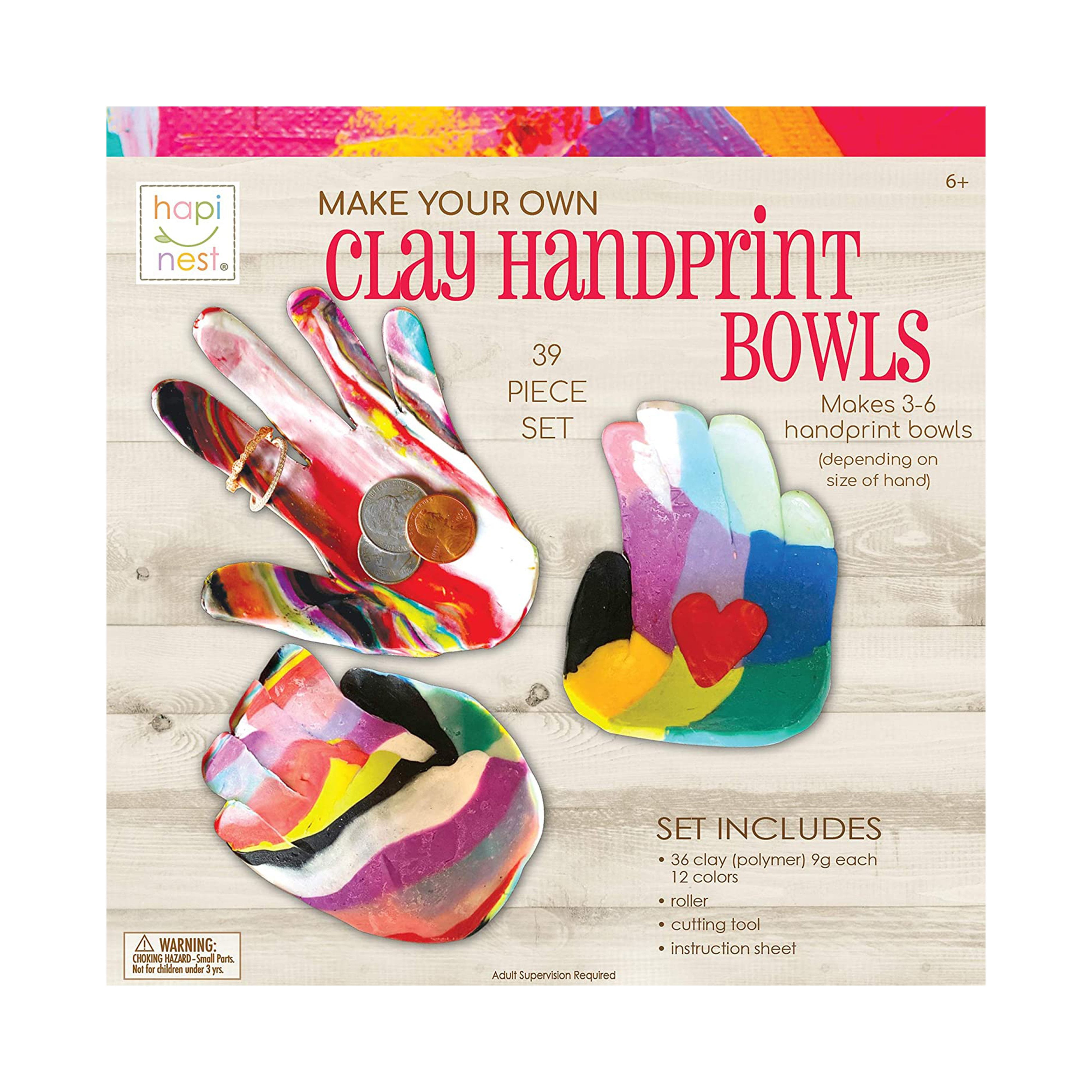  Titoclar Arts and Crafts for Kids Girls Ages 8-12 6-8 4-8 4-6 -  Make Your Own Clay Handprint Bowls,Halloween Crafts Christmas Party  Birthday Gifts for 4 5 6 7 8 9 10 Year Old Girl (18 Colors) : Toys & Games