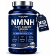 thumbnail image 1 of Happee NMNH Supplement 1300mg NMN Alternative (Nicotinamide Mononucleotide) NAD Booster 120 Capsules, 1 of 8