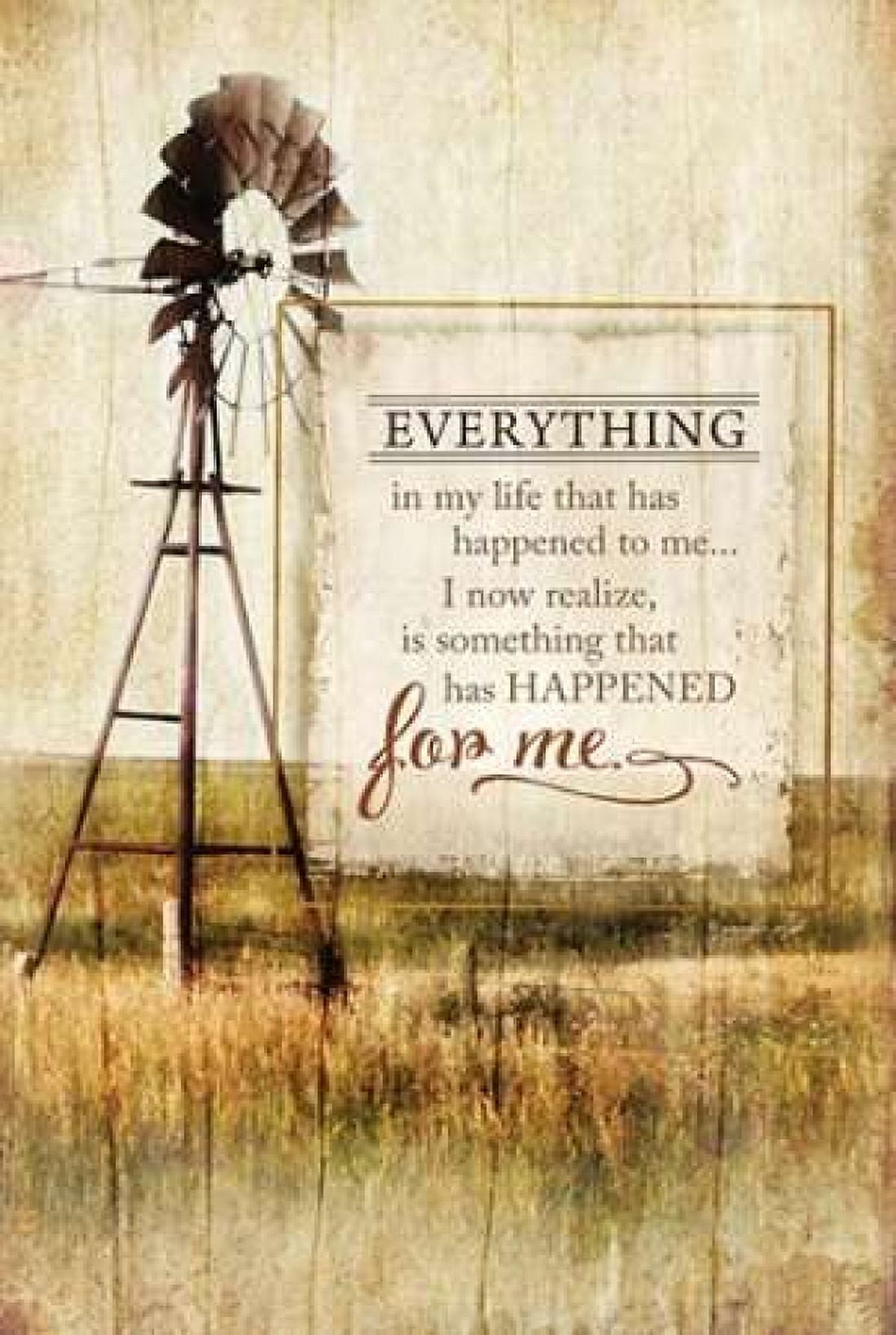 Happened for Me Canvas Art - Jennifer Pugh (12 x 18)