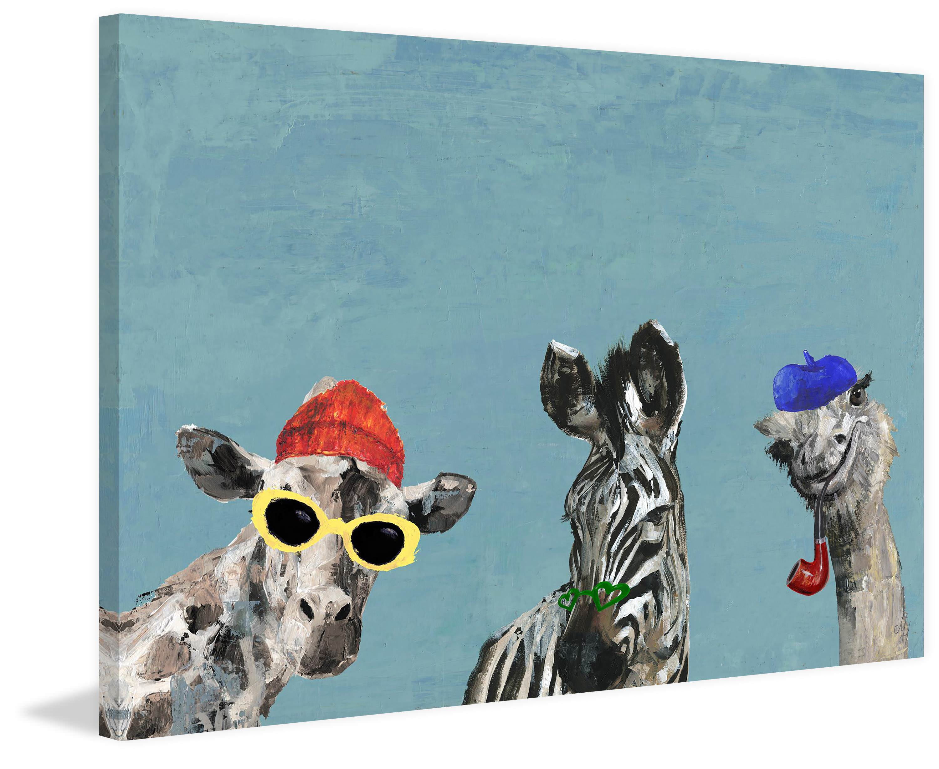 Happening Bunch III Painting Print on Wrapped Canvas