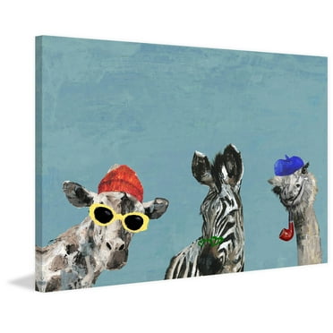 Happening Bunch III Painting Print on Wrapped Canvas