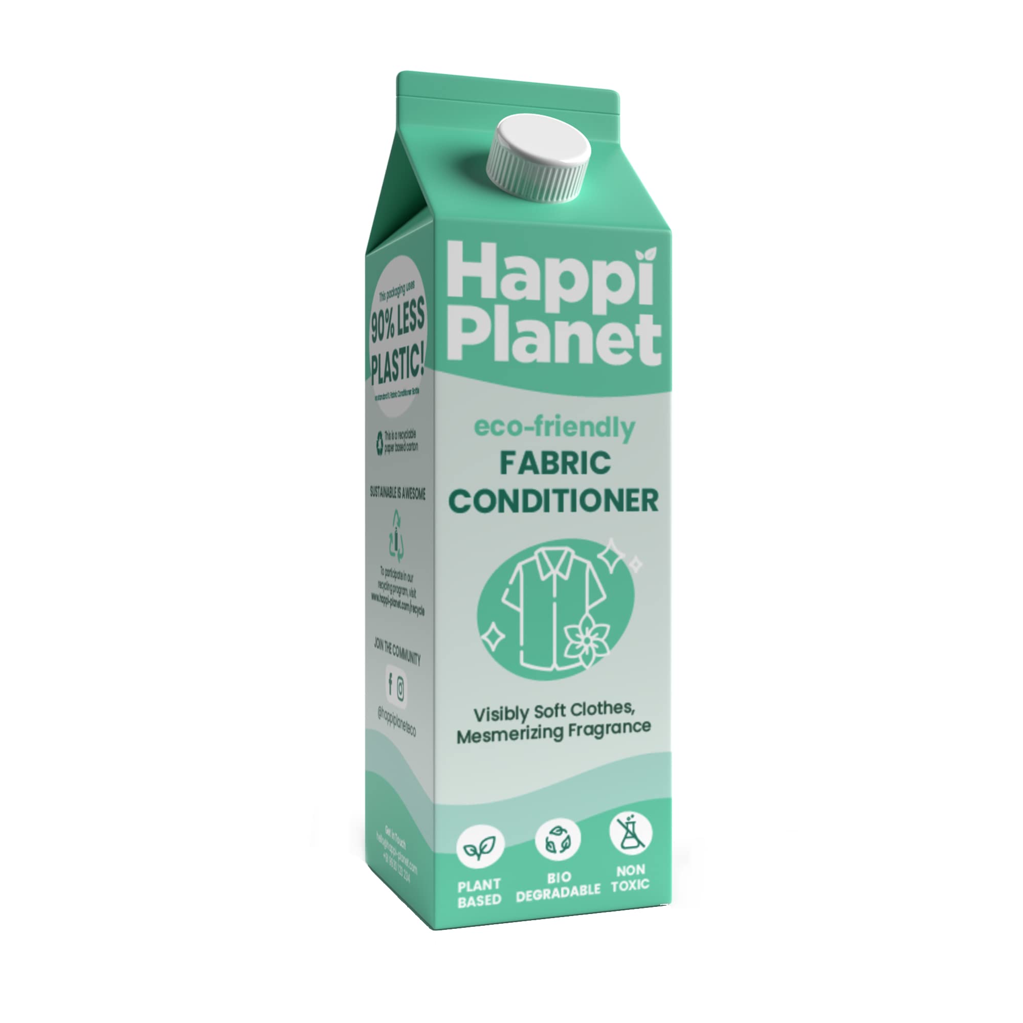 Happi Natural Fabric Conditioner & Fabric Softener 1L