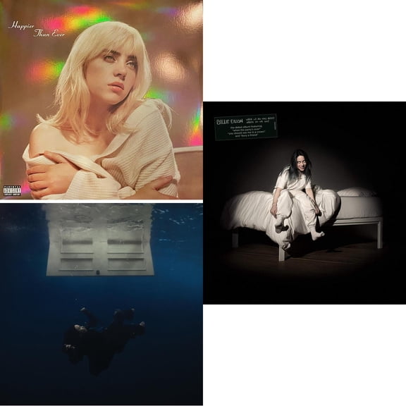 Happier Than Ever (2LP/Recycled Vinyl/Rainbow Foil Jacket) (Rsd) & Hit Me Hard & Soft (Anniversary Edition/Blue & Orange Splatter LP Vinyl) & When We All Fall Asleep, Where Do We Go? (Pale Yellow LP Vinyl)