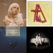 Happier Than Ever X 2LP & Hit Me Hard & Soft Recycled Black LP Vinyl & Dont Smile At Me & When We All Fall Asleep, Where Do We Go? Pale Yellow LP Vinyl