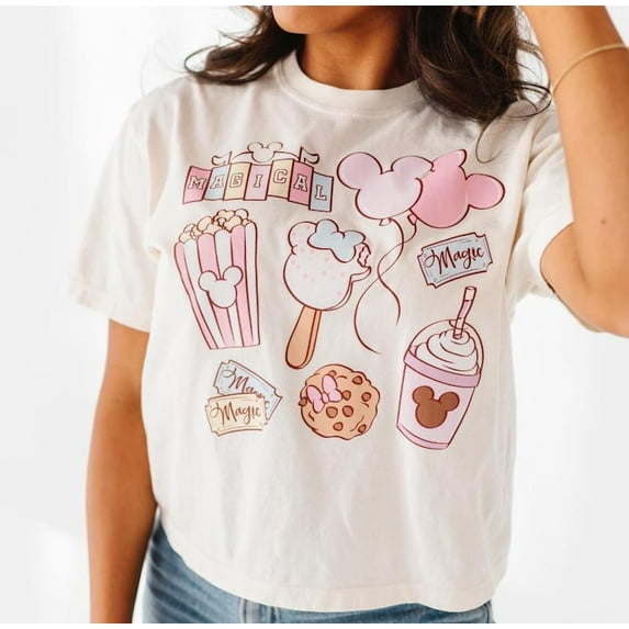 Disney T-Shirt, Magical Park Snacks Shirt, Disneyland Snacks Shirt, Magical Castle Shirt, Cute Disney Women Shirt, Disneyworld Graphic Tee