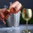thumbnail image 1 of Happiest Hours Cocktail Glasses Let The Party Begin Golden Wine Goblet Pair, 1 of 3