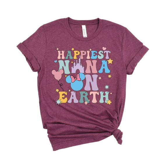Happiest Nana on Earth Shirt, Mothers Day Gifts Shirt, Nana Shirt, Mothers Day Shirt, Unisex T-Shirt