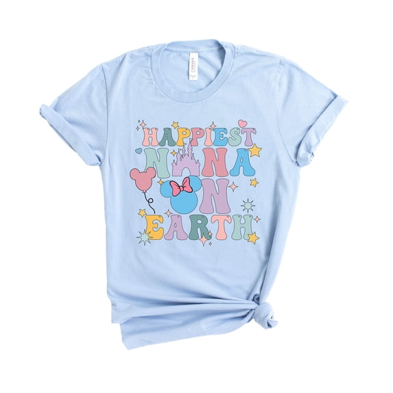 Happiest Nana on Earth Shirt, Mothers Day Gifts Shirt, Nana Shirt, Mothers Day Shirt, Unisex T-Shirt