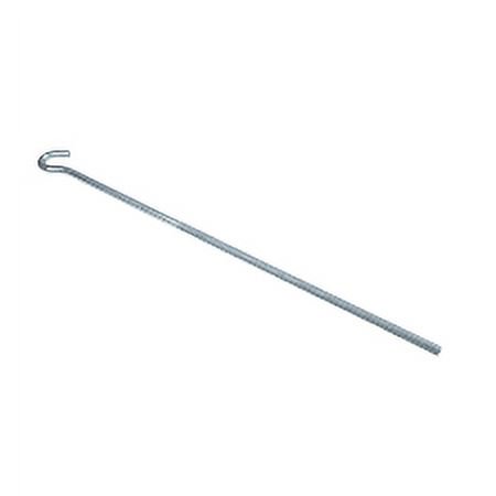 Happijac 149814 24" Zinc Plated Threaded Hook