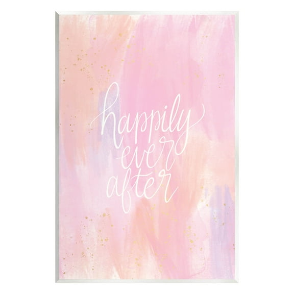 Happily Ever After Pastel Romance Inspirational Graphic Art Unframed Art Print Wall Art
