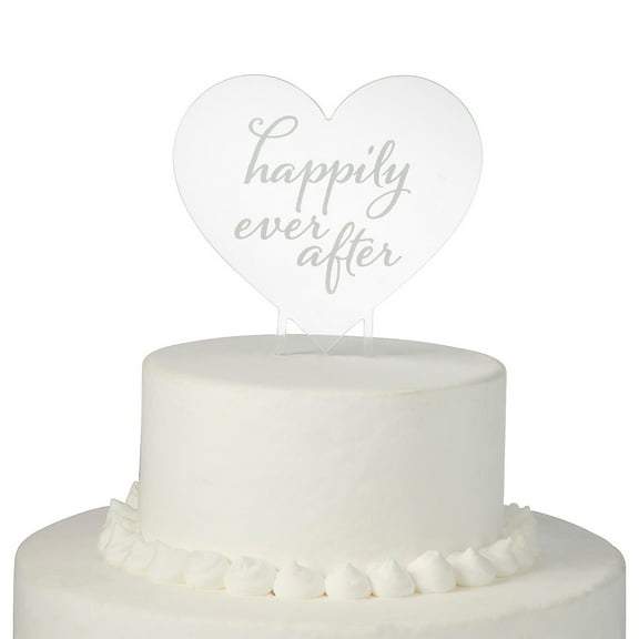 Happily Ever After Wedding Cake Topper