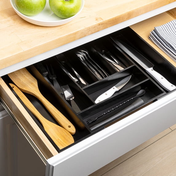 Drawer Essentials Happimess DRW1002C Hudson 12.2 in. W x 17 in. D x 2.4 in. H Modern ...
