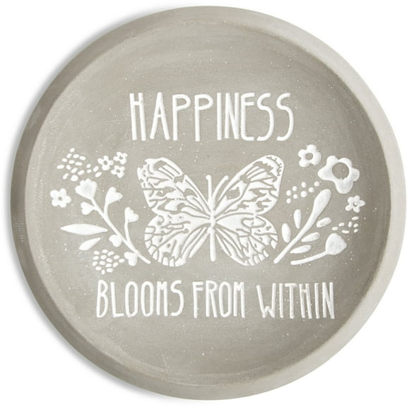 Happiness - 5" Cement Keepsake Dish