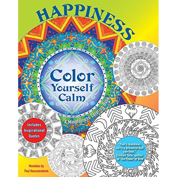 Pre-Owned Happiness: A Mindfulness Coloring Book (Paperback) 1438008384 9781438008387