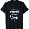 thumbnail image 1 of Happiness Being A Vovã³ Portugal Portuguese Grandma T-Shirt Unisex S-5XL Hot Trending Shirt, Vintage Birthday Gift, 1 of 2