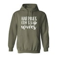 thumbnail image 1 of Happiness Comes In Waves Adult Hooded Sweatshirt, 1 of 3