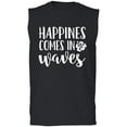 thumbnail image 1 of Happiness Comes In Waves Adult Sleeveless Tee, 1 of 3