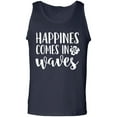 thumbnail image 1 of Happiness Comes In Waves Adult Tank Top, 1 of 3