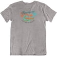 thumbnail image 1 of Happiness Comes in Waves T-Shirt Gifts for Surfers, Beach Lover Men & Women Light Grey, 1 of 8