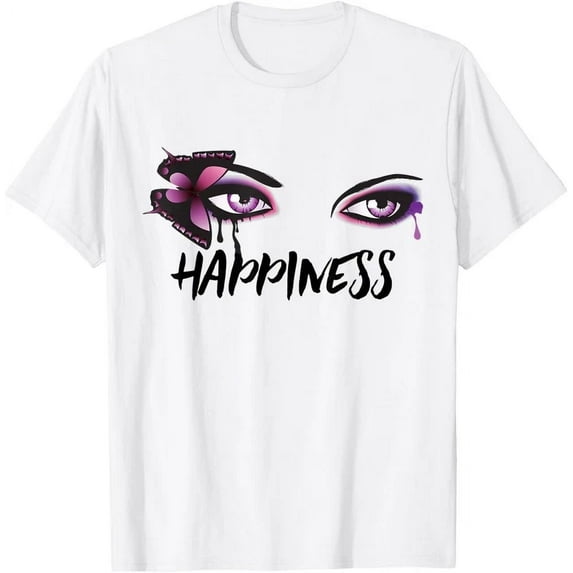 Happiness Cute Alt Clothing For Girls Emocore Girls Emo T-Shirt Unisex S-5XL Hot Trending Shirt, Vintage Birthday Gift