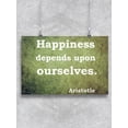 thumbnail image 1 of Happiness Depends On Ourselves. Poster -Image by Shutterstock, 1 of 2
