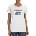 thumbnail image 1 of Happiness Dog Mom T-Shirt Shaped T-Shirt Women -Smartprints Designs, Female XX-Large, 1 of 4