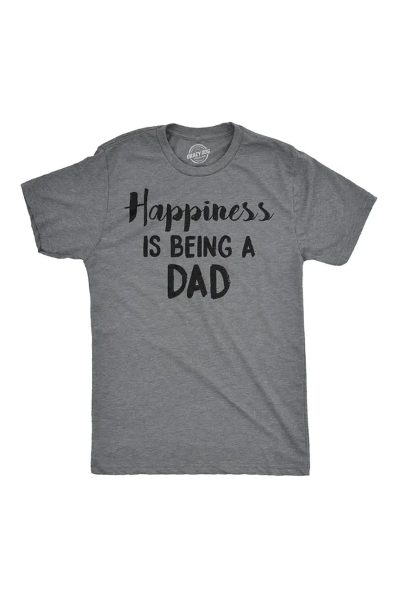 Happiness Is Being A Dad Perfect Fathers Day Family Proud Parent T Shirt Unisex S-5XL Hot Trending Shirt, Vintage Birthday Gift