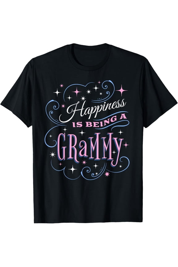Happiness Is Being A Grammy Cute Grandma Mothers Day Women's T-Shirt