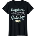 thumbnail image 1 of Happiness Is Being A Grammy Women Daisy Flower Decor Grandma T-Shirt, 1 of 4