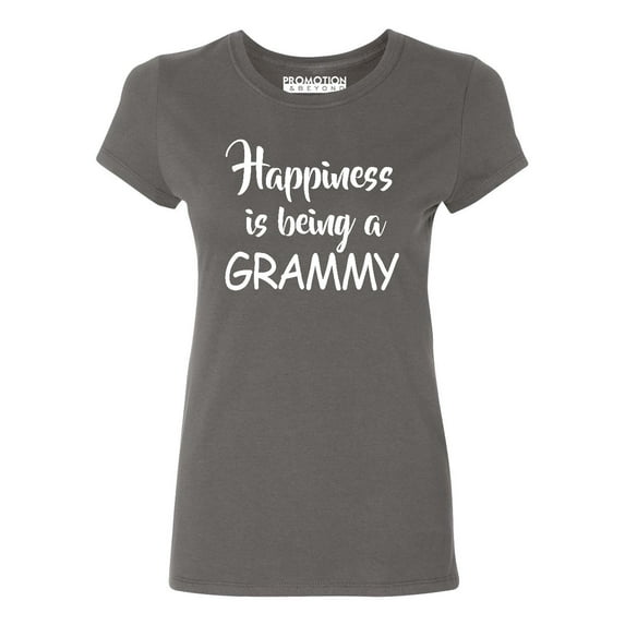 Happiness Is Being A Grammy Women's T-shirt, 3XL, Charcoal