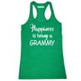 thumbnail image 1 of Happiness Is Being A Grammy Women's Tank Top, L, H. Green, 1 of 2