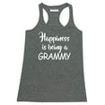 thumbnail image 1 of Happiness Is Being A Grammy Women's Tank Top, XL, H. Charcoal, 1 of 2