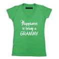 thumbnail image 1 of Happiness Is Being A Grammy Women's V-neck, L, Heather Green, 1 of 2