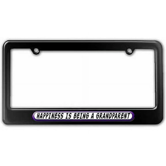Happiness Is Being A Grandparent License Plate Tag Frame, Multiple Colors