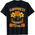thumbnail image 1 of Happiness Is Being A Mimi Shirt Cute Mothers Day Gifts T-Shirt Black Small, 1 of 4