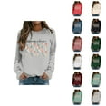 thumbnail image 1 of Happiness Is Being A Mimi Sweatshirts for Women 2025 Long Sleeve Crewneck Grandma Sweatshirt Pullover Tops, 1 of 5