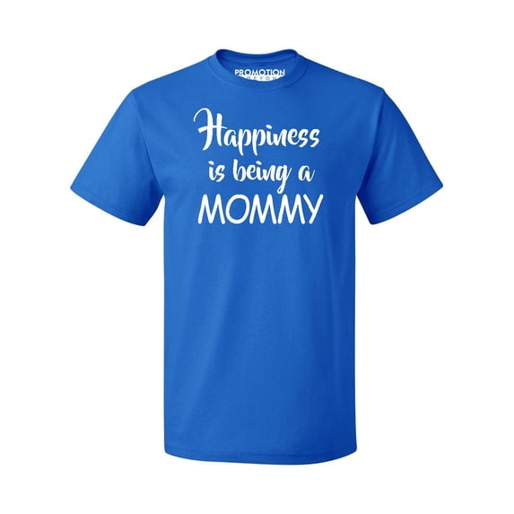 Happiness Is Being A Mommy Men's T-shirt, 3XL, Royal