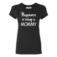 thumbnail image 1 of Happiness Is Being A Mommy Women's T-shirt, L, Black, 1 of 2