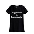 thumbnail image 1 of Happiness Is Homemade Women's Fashion Relaxed T-Shirt Tee Heather Black Small, 1 of 5