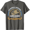 thumbnail image 1 of Happiness Is Watching Gunsmoke Over And Over Again Cowboy T-Shirt All Size S-5Xl, 1 of 5