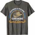 thumbnail image 1 of Happiness Is Watching Gunsmoke Over And Over again Cowboy T-Shirt, 1 of 2