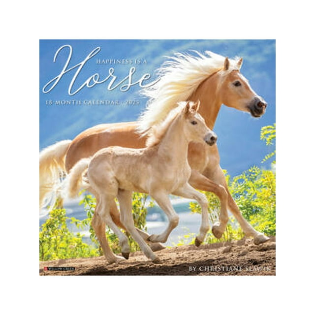 Happiness Is a Horse 2025 12 X 12 Wall Calendar