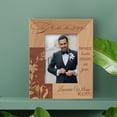 thumbnail image 1 of Happiness Looks Gorgeous On You Personalized Wooden Frame 3 1/2" x 5" Brown (Vertical), 1 of 1