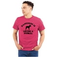 thumbnail image 1 of Happiness Loving A Pitbull Rescue Dog Men's Graphic T Shirt Tees Brisco Brands M, 1 of 6