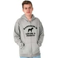 thumbnail image 1 of Happiness Loving A Pitbull Rescue Dog Zip Up Hoodie Men's Women's Brisco Brands S, 1 of 6