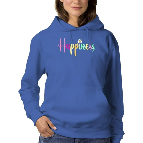 Happiness With Daisy Hoodie Women -Image by Shutterstock, Female XX-Large